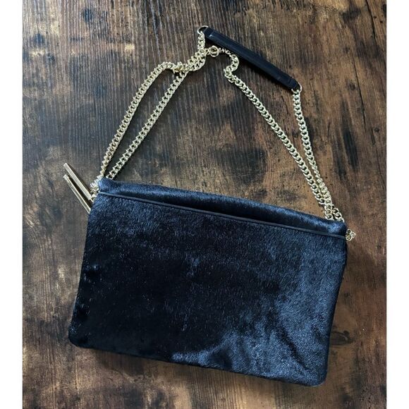 RARE-Henri Bendel Cowhide leather envelope Crossbody  NWOT - Picture 5 of 16